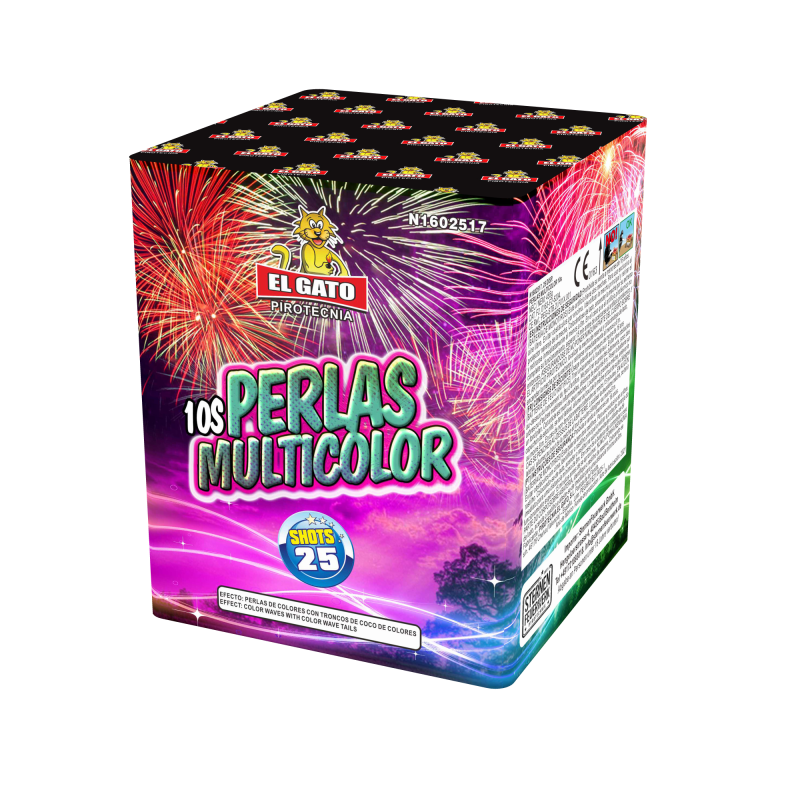 Perlas Multi Color 10s